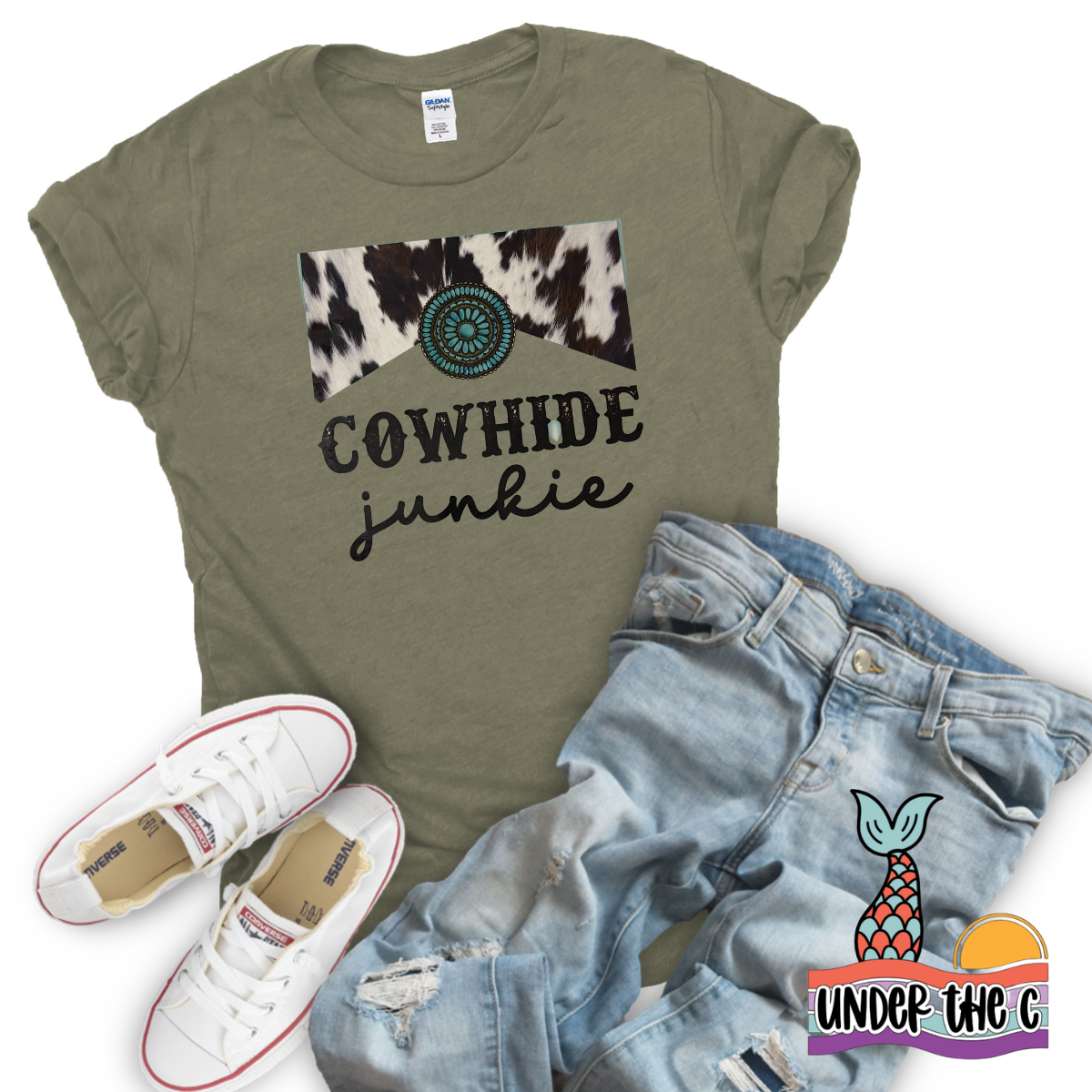 Cowhide Junkie (Screen Print)